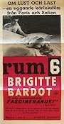 Rum 6 1962 poster Brigitte Bardot Roger Vadim