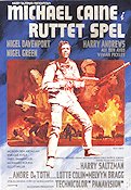 Ruttet spel 1969 poster Michael Caine André De Toth