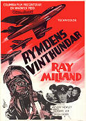 Rymdens vinthundar 1957 poster Ray Milland John Gilling