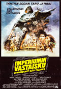 Rymdimperiet slår tillbaka 1980 poster Mark Hamill Harrison Ford Carrie Fisher George Lucas Hitta mer: Star Wars Rymdskepp Affischen från: Finland