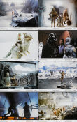 Rymdimperiet slår tillbaka 1980 lobbykort Mark Hamill Harrison Ford Carrie Fisher George Lucas Hitta mer: Star Wars