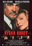 Ryska huset 1990 poster Sean Connery Michelle Pfeiffer Roy Scheider Fred Schepisi