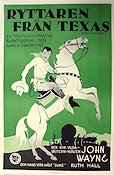 Ryttaren från Texas 1932 poster John Wayne Ruth Hall Fred Allen