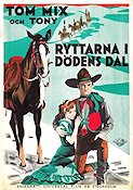 Ryttarna i dödens dal 1932 poster Tom Mix