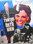 Så tuktas en äkta man 1941 poster Håkan Westergren Birgit Tengroth Thor Modéen Dagmar Ebbesen Eric Rohman art Hitta mer: Large poster