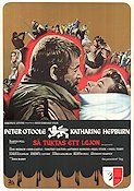 Så tuktas ett lejon 1968 poster Peter O´Toole Katharine Hepburn Anthony Hopkins Anthony Harvey