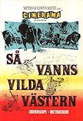 Så vanns vilda västern 1962 poster John Wayne James Stewart Gregory Peck John Ford Hitta mer: Cinerama Hitta mer: Cinemascope