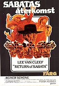 Sabatas återkomst 1971 poster Lee Van Cleef Reiner Schöne Giampiero Albertini Gianfranco Parolini