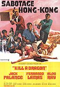 Sabotage i Hong-Kong 1968 poster Jack Palance Fernando Lamas Asien