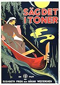 Säg det i toner 1929 poster Elisabeth Frisk