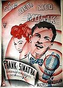 Säg det med musik 1944 poster Frank Sinatra Michele Morgan Jack Haley Tim Whelan Musikaler