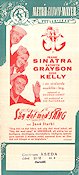 Säg det med sång 1945 poster Frank Sinatra Kathryn Grayson Gene Kelly Musikaler