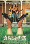 Säg inte till mamma 1991 poster Christina Applegate Joanna Cassidy John Getz Stephen Herek