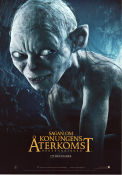 Sagan om konungens återkomst 2003 poster Gollum Peter Jackson Hitta mer: Lord of the Rings