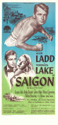 Saigon 1947 poster Alan Ladd Veronica Lake Douglas Dick Leslie Fenton Film Noir Asien