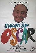 Saken är Oscar 1967 poster Louis de Funes Edouard Molinaro