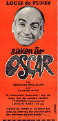 Saken är Oscar 1967 poster Louis de Funes Edouard Molinaro