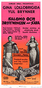 Salomo och drottningen av Saba 1959 poster Gina Lollobrigida King Vidor