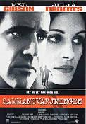 Sammansvärjningen 1997 poster Julia Roberts Mel Gibson Patrick Stewart Richard Donner