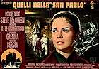 Kanonbåten San Pablo 1966 poster Steve McQueen Richard Attenborough Candice Bergen Robert Wise Skepp och båtar