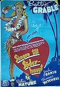 Sången till Söderhavet 1944 poster Betty Grable
