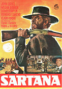 Sartana 1968 poster John Garko Klaus Kinski William Berger Frank Kramer Affischkonstnär: Walter Bjorne Vapen