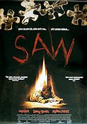 Saw 2004 poster Cary Elwes Leigh Whannell Danny Glover James Wan