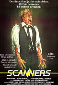 Scanners 1981 poster Jennifer O´Neill David Cronenberg Filmen från: Canada