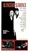 Scarface 1983 poster Al Pacino Michelle Pfeiffer Brian De Palma Maffia