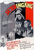Sceningång 1956 poster Edvin Adolphson Margit Carlqvist