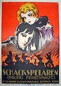 Schackspelaren 1927 poster Pierre Blanchar Raymond Bernard