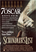 Schindler´s List 1993 poster Liam Neeson Ralph Fiennes Ben Kingsley Caroline Goodall Jonathan Sagall Steven Spielberg Hitta mer: Nazi