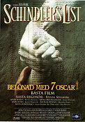 Schindler´s List 1993 poster Liam Neeson Ben Kingsley Steven Spielberg Hitta mer: Nazi