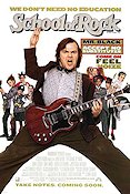 School of Rock 2003 poster Jack Black Richard Linklater Skola Rock och pop