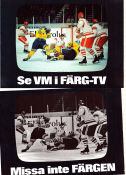 Se VM i färg-TV 1970 affisch Vintersport