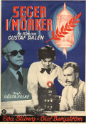 Seger i mörker 1954 poster Eva Stiberg Olof Bergström Gunnar Björnstrand Gösta Folke