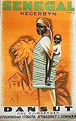Senegal Negerbyn 1935 poster Dokumentärer