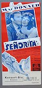 Senorita 1938 poster Jeanette MacDonald