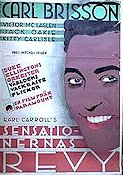 Sensationernas revy 1934 poster Carl Brisson Duke Ellington Danmark