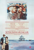 Sensommardagar 1988 poster Bette Davis Lilian Gish Lindsay Anderson