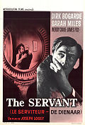 The Servant 1963 poster Dirk Bogarde Sarah Miles Wendy Craig Joseph Losey Text: Harold Pinter