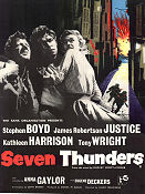 Seven Thunders 1957 poster Stephen Boyd Hugo Fregonese