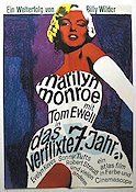 The Seven Year Itch 1955 poster Marilyn Monroe Tom Ewell Billy Wilder Konstaffischer