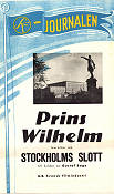 SF-journalen Stockholms Slott 1944 poster Prins Wilhelm Dokumentärer