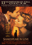 Shakespeare In Love 1998 filmaffisch