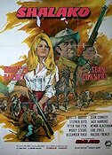 Shalako 1968 poster Sean Connery Brigitte Bardot Stephen Boyd Edward Dmytryk Berg