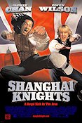 Shanghai Knights 2002 poster Jackie Chan Owen Wilson