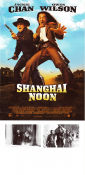 Shanghai Noon 2000 poster Jackie Chan Owen Wilson Lucy Liu Tom Dey Asien