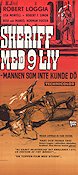 Sheriff med 9 liv 1970 poster Robert Loggia Från TV