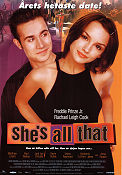 She´s All That 1999 poster Freddie Prinze Jr Rachael Leigh Cook Robert Iscove Romantik